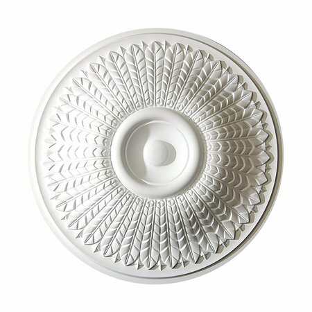 ARCHITECTURAL PRODUCTS BY OUTWATER 23-5/8 in. x 3-1/2 in. Decorative Polyurethane Ceiling Medallion 3P5.37.00769